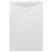 Dušo padėklas Granitan Teja stačiakampis kompozicinis 120 x 80 cm baltas