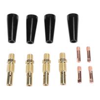 48 Pcs Flux Core Gasless Nozzle Tips Kit 0.030 Inch MIG Welding Tips Gas Diffuser for Magnum 100L