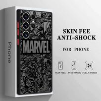 Marvel superhero logo Case for Samsung Galaxy S22 S24 Plus S23 Ultra S23 FE S20 FE S21 S9 S10 Plus Back Silicone Cover Soft for Galaxy S24