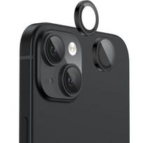„Evelatus“ „Apple iPhone 15“ kameros objektyvo apsauga, šarvuota, juoda