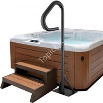 Karšto kubilo turėklas, 360° pasukamas SPA šoninis turėklas, 89-145 cm, atsparus rūdims aliuminis, 272 kg.