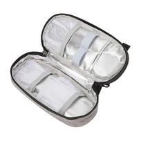 Insulin Cooler Bag Cooling Storage Carrying Pouch Zipper Design for Indoor Outdoor Grey pilka