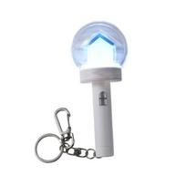 Portable LED Light Keychain Ideal For Concerts And Event Bright Multicolor Designs With Easy Battery Replacement