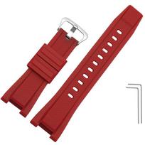 26*14mm Minkštos gumos laikrodžio apyrankė, pakeičiama Casio G SHOCK GST-B100/S300/410/210/W110/W100/S110/S100 silikoninė apyrankė vyrams 26mm-14mm