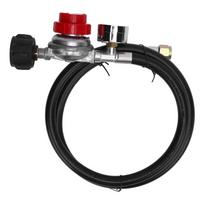 1,5M Aukšto slėgio dujų reguliatorius 0–30 PSI Reguliuojamas su manometru RV Mikroautobuso Priekabos Dujų Baliono Adapteriui
