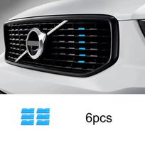 skirta volvo xc60 s90 xc40 xc90 v40 s60 v60 v90 v60CC V90CC RD sportinė versija Kinijos tinklelis trijų spalvų juostelė dekoratyvinis automobilio lipdukas xc60 RD šviesiai mėlyna spalva