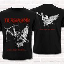 Blasphemy Marškinėliai Kritęs Doom Angelas 1990 Juodas Mirties Metalas Karo Metalas Vasariniai Medvilniniai Vyriški Moteriški Marškinėliai Streetwear Laisvalaikio Hip Hop S