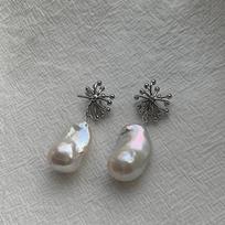 Prancūziški romantiški natūralūs specialios formos barokiniai perlų auskarai moteriški dideli smeigtukai auskarai sidabrinės adatos auskarai auskarai perdėtai madingi silver needle/copper plated platinum