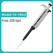 Laboratorinė mikropipetė, tikslus dozavimas, automatinė pipetė, skaitmeninė reguliuojama plastikinė pipetė, chemijos laboratorijos įranga 10-100ul