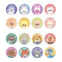 Stray Kids SKZOO ZOOTOPIA 2 Slaptas Blizgus Sagė – Atsitiktinai Renkamas Smeigtukas Random 1pc