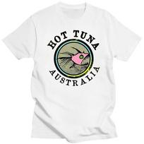 Hot Tuna - Australija - Vyriški marškinėliai - Šviesiai geltoni - M L Sporto salės Fitneso marškinėliai S
