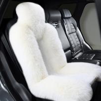 Automobilio Sėdynės Užvalkalas Pliušinis Priekinis Apsauginis Universali Automobilinė White