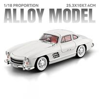 1:18 Mercedes Benz AMG ONE 300SL GTR GT Superautomobilio Lydinio Metalo Lieto Modelio Automobilis Aukšto Tikroviškumo Kolekcionuojamas Vaikų Žaislinis Automobilis Dovana balta