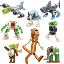 2025 Italian Brainrot Tung Tung Tung Sahur Building Blocks Animal Desk Ornament Tralala Bricks Toy Gift Party Favors