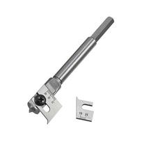 Reguliuojamas medžio apdirbimo kastuvinis grąžtų rinkinys, didelio anglies plieno praplečiantis plokščias gręžimo įrankis 15-45mm/22-75mm, lengvai reguliuojamas