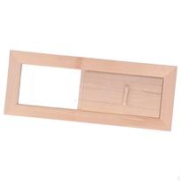 Adjustable Wooden Air Vent for Sauna and Steam Room Style A