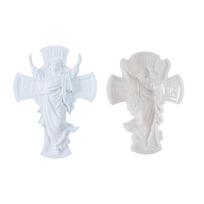 3D Tvirtas Silikoninis Kristaus Formos Modelis Žvakių Gamybos Priemonėms ir Muilo Gamybos Papuošalui Atsparus Karščiui ir Maistinio Lygio 1