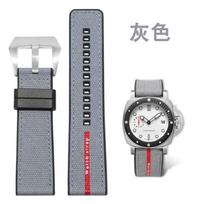 22/24/26mm Panerai Luminor Submersible Due Luna Rossa PAM01314/1565/1404/441 laikrodžio dirželis nailoninis guminis dirželis silikoninė apyrankė 22mm