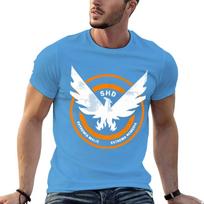 The Division Shd Grunge Logo 2 Marškinėliai didelio dydžio viršutiniai drabužiai marškiniai su grafika kawaii drabužiai muitinės vyriški drabužiai S