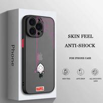 Mielas Žmogaus-voro dėklas iPhone 17 Air 16E 16 15 14 13 12 11 8 7 Mini Pro Max Plus matiniam permatomam minkštam telefono dėklui iPhone 12