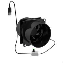 -Ištraukiamasis ventiliatorius, Nešiojama pastogė, Lubos ir montavimas, Ištraukiamojo vėdinimo ventiliatorius langui, Dual Fan with Tube