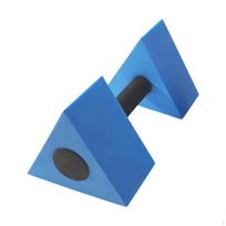 AquaFit Triangle Water Dumbbells - High Buoyancy Exercise Bar for Pool Workouts mėlyna