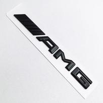 3D ABS Juodas Logotipas AMG Raidės Automobilio Bagažinės Emblema Mercedes Benz W204 W205 W176 W177 W212 W213 AMG Lipdukas Priedai