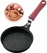 Kakusee Hello Kitty Blynų Dujinės Viryklės Receptas Pagaminta Japonijoje Keptuvė, Tik, Įtraukta, juoda