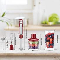 Multi-Function Food Processor Home Kitchen Blender Compact Handheld Mixer Juicer and Food Processor US plug
