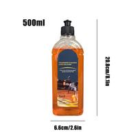 Profesionalus grindų blizgesio atnaujintojas Greitai džiūstantis skystas valiklis ir medienos poliruoklis butui, biurui, svetainei, plytelėms, medienai 500ml black