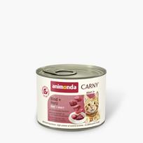 Animonda Carny Cat jautiena, širdis 200 g | 4017721837040