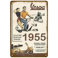 Metalinės skardinės lentelės Vespa Motociklai Sienos Dekoracija Plaketas Vintažinis Meno Plakatas Geležies Tapyba Vyro Urveliui Namų Kavinukei Sodo Klubui Barui 20x30cm