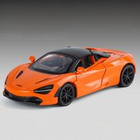 1:32 McLaren 720s Superautomobilio Sportinio Lydinio Lieto Modelio Automobilis Su Garsu Ir Šviesa Atgal Traukiamas Vaikų Žaislai Automobiliai Gimtadienio Dovanos Su Vaikais oranžinė