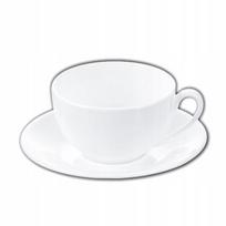 Wilmax puodelis su lėkštute, 250 ml, WILMAX puodelio 250 ml ir lėkštės 15 cm rinkinys