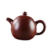 Molinis arbatinukas su dangteliu ir rankena tradicinei kinų arbatai Style C brown