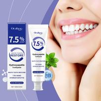 Natural Hydroxyapatite Toothpaste, Gentle Mint Breath Refreshing, Brightening, Intensives Stain Removal, Oral Cleaning Care 120g