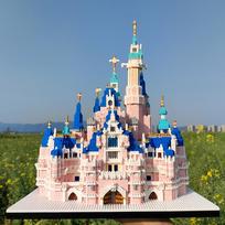 6300 vnt.+ Pasaka Magija Disney pilis Statybiniai blokeliai Architektūros modelis Mini statybiniai kaladėlės Žaislai Anime dovanos vaikams 7822 No Box