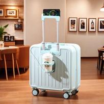Lishen Smart Carry-on Suitcase povo mėlyna spalva