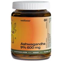 Wellbear Ashwagandha 9% 600 mg - 60 kapsulių