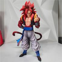 Karštas 30cm Dragon Ball Anime Figūrėlė Np Super Saiyan Ss4 Gogeta Darbalaukio Kompiuterio Papuošalai Madingos Kalėdinės Dovanos balta