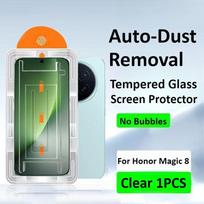 For Honor Magic 8 7 6 5 Pro Clear Dust-free Tempered Glass For HONOR GT X70 X60 X50 Pro X70i X60i Power Auto Installation Screen Protector For Honor Magic 7 gryna