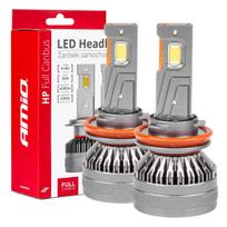 LED žibintų lemputės HP Series H8/H9/H11/H16 Canbus AMiO-03677