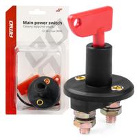 Pagrindinis akumuliatoriaus jungiklis 12/24V max 150A, 300A, AMIO-03023