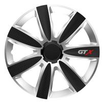 Rato gaubtas 1 vnt. GTX, Carbon juodas ir sidabrinis 15"