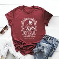 Pasididžiavimas ir prietarai Marškinėliai Jane Austen Marškinėliai Moterims Trumpomis Rankovėmis Grafiniai Marškinėliai Vintage Moteriški Drabužiai Knygų Mėgėjams Dovana S bordinė