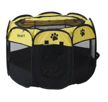 Octagonal Foldable Pet Playpen: Waterproof, Scratch-Resistant Whelping Box and Tent for Dogs and Cats. Small: 73*73*43cm