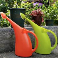 Plastikinis laistytuvas su prailgintu snapeliu sodams 2L Orange with Rose