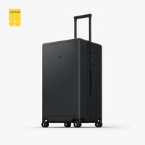 LEVEL8 Phantom Black 26-inch PC Hardside Checked Luggage