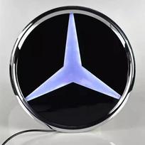 Automobilio priekinių grotelių logotipas šviečiantis 3D LED ženklelis Mercedes Benz W447 V klasės VITO emblemai Šviečiantis dekoratyvinis apšvietimas