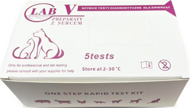 Lab-v greitasis Giardia GIA antigeno testas šunims
